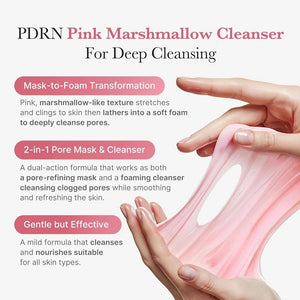 Niacinamide Whip Cleanser منظف الوجه الوردي بنياكيناميد